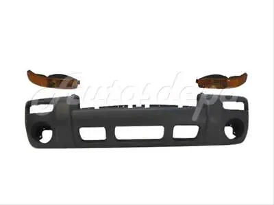 For 02-04 Jeep Liberty Front Bumper Blk Park Light 3 Pcs • $146.70