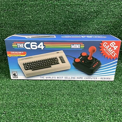 The C64 Mini Console-Includes 64 Built-in Games & Joystick USA Version New • $60