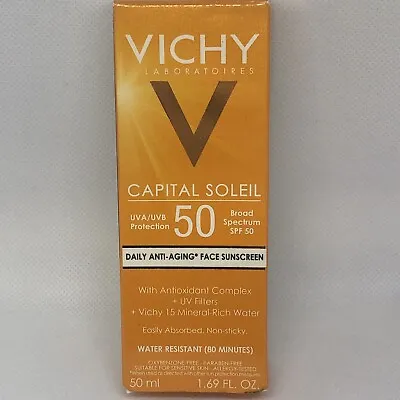 Vichy Laboratoires Daily Anti-Aging Face Sunscreen SPF 50 1.69 Fl Oz 06/2024^ • $11.90