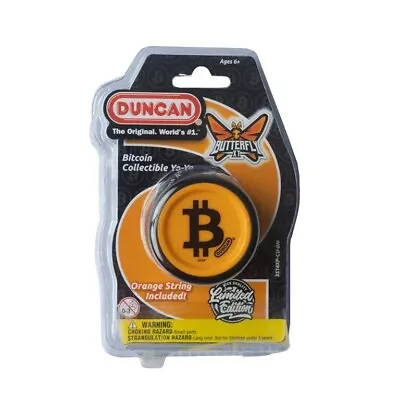 DUNCAN Bitcoin Butterfly XT YoYo Orange String - Limited Edition • $35