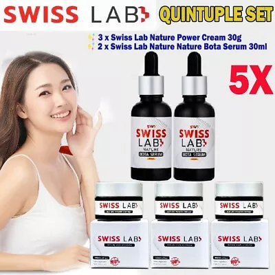 Swiss Lab Ultimate Set  3 Cream + 2  Serum Anti Aging Firm Reduce Wrinkle Youth • $79.99