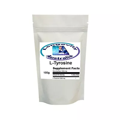  Tyrosine - 100 Grams - 100% Pure Powder - Pharmaceutical Quality  L-tyrosine • $18.90