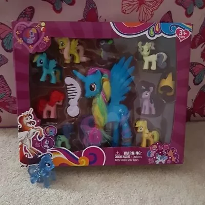 Brand New In Box BNIB  My Little Pony  G4 Alicorn Trixie Lulamoon & Mini Figures • £37