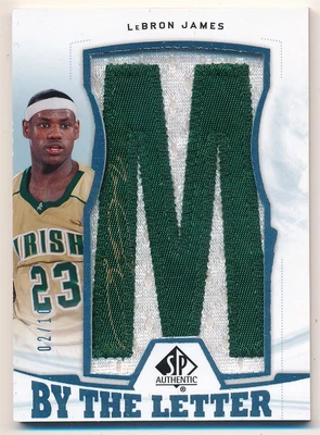 $1799 • Buy Lebron James 2013/14 Sp Authentic By The Letter Autograph  M  Patch Auto #02/10