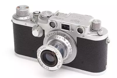Leitz Leica Iiif Chrome #547881 W. Elmar 3.5/5cm #989121 (1713027630) • $954.20