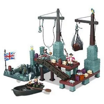 MEGA BLOKS Pirates Of The Caribbean Port Royale - 1016 Collectable • $183.89