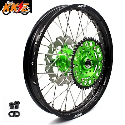 KKE 19  CNC Dirt Bike Rear Wheel Rim For Kawasaki 1993-2002 KX125 KX250 Green • $379