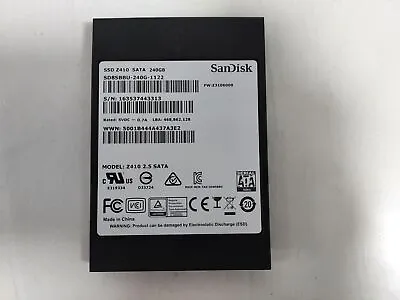 SanDisk Z410 SD8SBBU-240G 240 GB SATA III 2.5 In Solid State Drive • £41.81