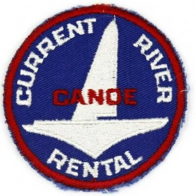 $8 • Buy Vintage Current River Canoe Rental Patch