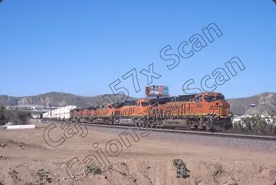 Original Slide- BNSF ES44C4 8038 & Train At Corona CA. 10/15 • $6.12