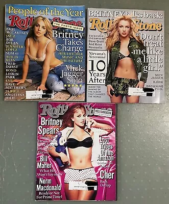 LOT OF 3 Britney Spears - Rolling Stone Magazine • $50.99