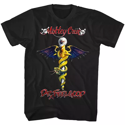 Motley Crue Dr Feelgood Album Men's T-Shirt Heavy Metal Tee OFFICIAL Fan Top • $24.64