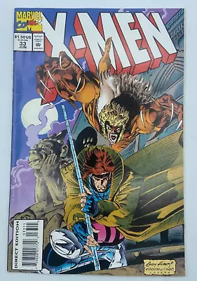 $5 • Buy X-Men Vol. 1 No. 33 Gambit Vs. Sabretooth, 1994 Marvel Comics