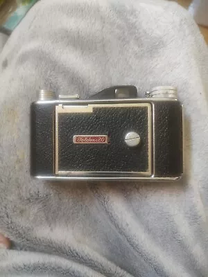 *Vintage Pho-Tak Foldex 20 Medium Format Folding Camera With 105mm F11 Lens  • $102.59