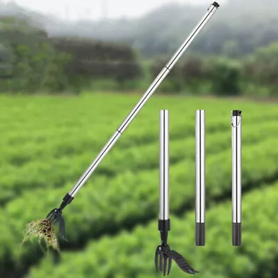 Stand Up Weeder Puller Weed Claw Grass Root Remover Killer Manual Garden Tool • £7.44