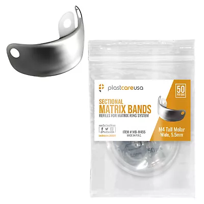 Dental Metal Matrices Sectional Molar Matrix Refill Soft Band (Choose Size/Qty) • $99.95