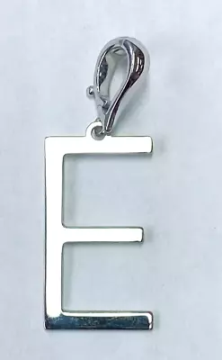 HSN Bianca Milano Sterling Silver Initial  E  Pendant 1-1/2  • $48.99