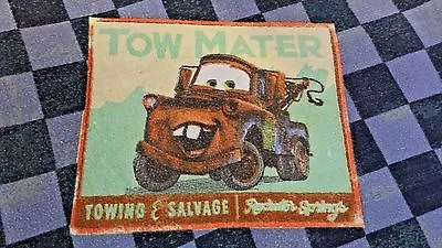 Disney Tow Mater Pixar Cars Sheet Twin Flat Mcqueen Racing 2002 • $19.99