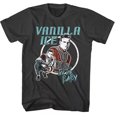 Vanilla Ice Ice Baby Circle Mens T Shirt 1990 Rap Hip-Hop Artist • $26.50