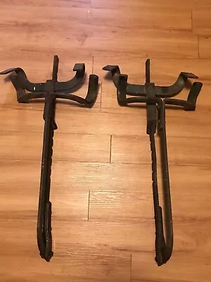 Vintage Pair Of Adjustable Steel Ladder Jacks • $40