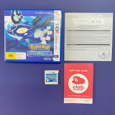 $75.99 • Buy Pokemon Alpha Sapphire *AUS PAL* For Nintendo 2DS/3DS Warranty And Free Postage