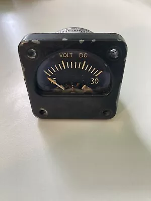 VDO BE 412-40 Aviation Cockpit Vintage Volt Voltmeter Gauge • $110