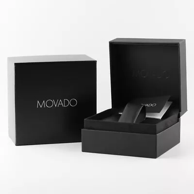 Movado Black/silver Single Slot Presentation Watch Box • $15.99