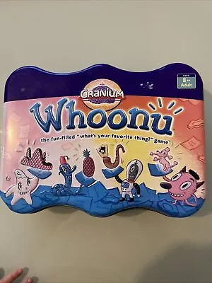 $19.90 • Buy Cranium 2005 Whoonu The Fun Filled  What's Your Favorite Thing?  Tin Edition...