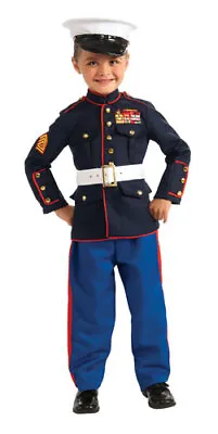 Boys Marines Dress Blues Halloween Costume Sz Small (4-6) • $39.95