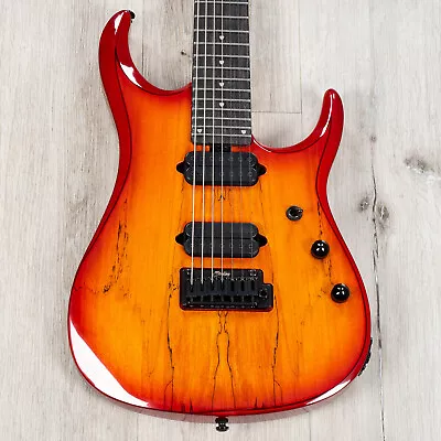 Sterling By Music Man Petrucci JP157 DiMarzio 7-String Guitar Blood Orange Burst • $1399.99