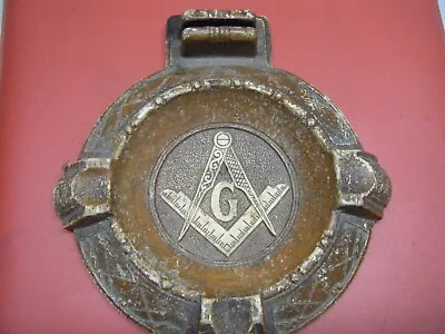 Vintage Masonic Freemason Burwood Ashtray With Match Holder • $16.50