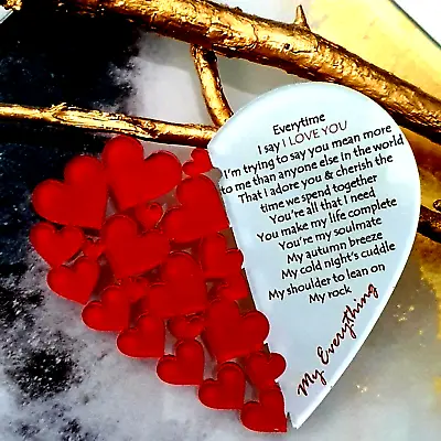 £9.59 • Buy I Love You Gifts Wife Husband Girlfriend Boyfriend Romantic Valentines Day