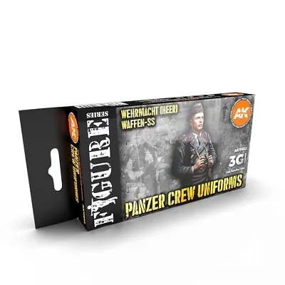 AK Interactive Set - PANZER CREW BLACK UNIFORMS AK11622 • $44.51