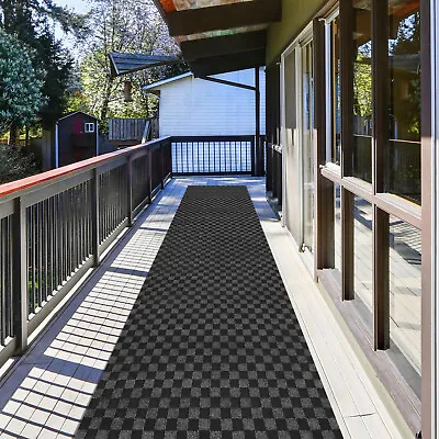 Runner Rug Hallway Non Slip Rubber Back Custom Size As Carpet Doormat Throw Rug • $299.19