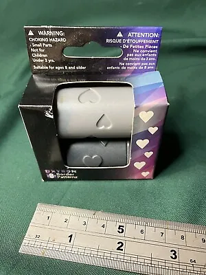 Xyron Patternz Emboss Insert Rollers For Creatopia Heart Design • £5