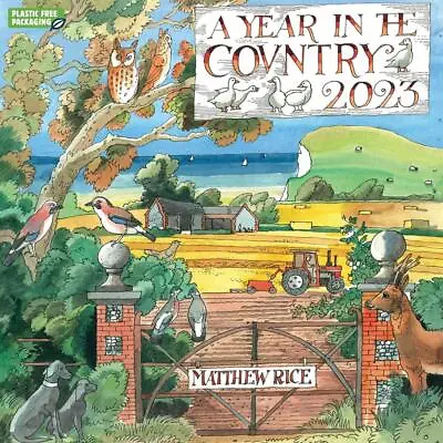 £7.99 • Buy Matthew Rice A Year In The Country Wall Calendar 2023