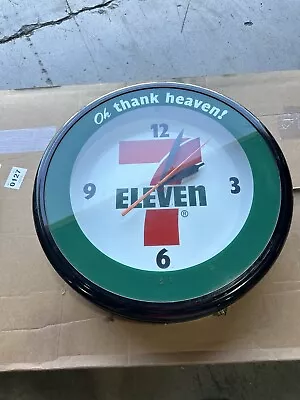 Vintage 7-Eleven Neon Clock • $550