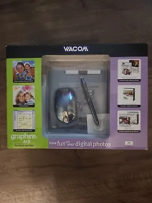 Photo Editor WACOM Graphire3 CTE-430/BO-A 4x5 Graphics Pad W/ Mouse & Pen NEW  • $30