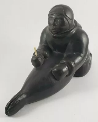 Aardvark Native Inuit Seal Harvest Sculpture Cartwright Jewelers BC Canada  • $23