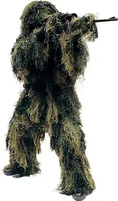 Red Rock Outdoor Gear - Mens Short Sleeve Ghillie Suit Medium/Large Woodland • $59.11