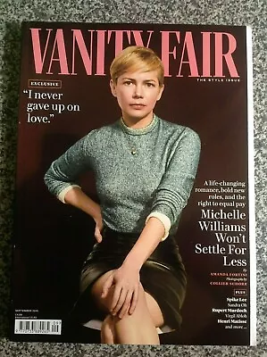 Michelle Williams Spike Lee  In Vanity Fair Magazine -Style Issue Sept 2018 • $7.46