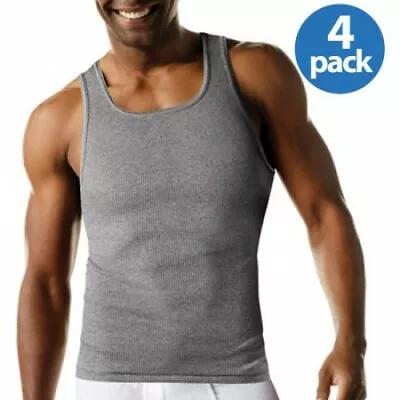 4 Pack Hanes Mens A Shirt Choose Your Size & Color • $9.97