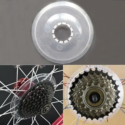 $6.97 • Buy 1* Bike Wheel Spoke Protector Guard Bicycle Cassette Freewheel Protection Cover~
