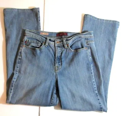 Jeanstar Elle Womens Jeans Petite 12 Straight Leg 31x27 • $9.95