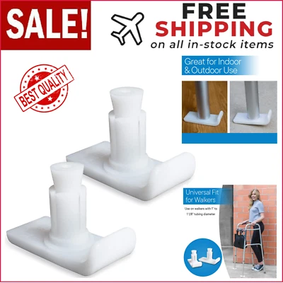 $99.89 • Buy Medical Folding Walker Feet Ski Slide Gliders Slider Smooth Sock Pad Cover Set