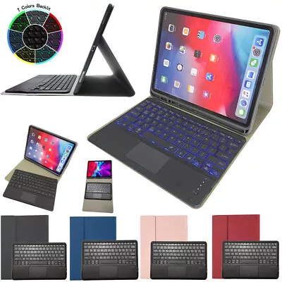 Touchpad Backlit Keyboard With Case Cover For IPad Pro 12.9 1st 2nd 3rd 4th Gen  • £55.91