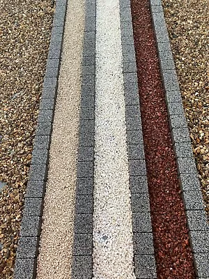 Granite Bricks  Grass Border Stones Path Lawn Driveway Porcelain Tiles Edgings • £260