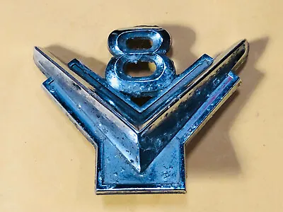 GENUINE Ford Original V8 Emblem 1953-56 Part # BM-16237-A Vintage OEM • $15