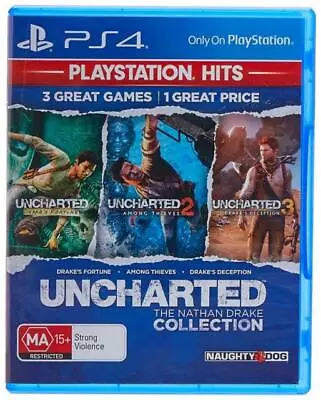 Uncharted: The Nathan Drake Collection (PlayStation 4 2018) • $16