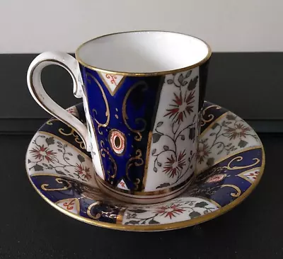 Vintage Radfords ‘Nabob’ Bone China Demitasse Cup And Saucer Blue & Gold C 1930 • £22.50